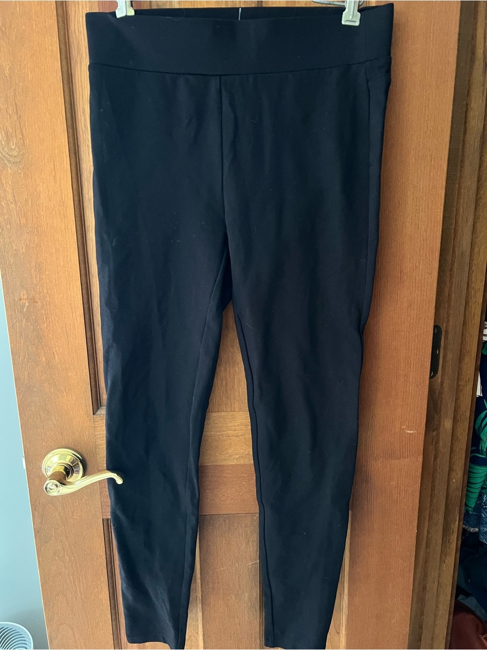 LOFT Black High-Waist Stretch Leggings